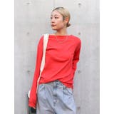 レッド | シアーフィットロングスリーブTee | Ungrid
