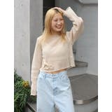 モチーフデザインメッシュロングスリーブTee | Ungrid | 詳細画像16 