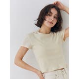 イエロー | ショルダーデザインシアーTee | Ungrid