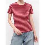 レッド | マルチボーダーTee | Ungrid