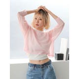 ピンク | 接触冷感ボートネックビックシルエットニット | Ungrid