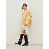 レースミドル丈サテンキャミワンピース | Ungrid | 詳細画像4 
