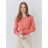 ピンク | バックオープンハニカムショートロングスリーブTee | Ungrid