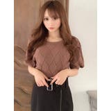 ダイヤデザインニットトップス | RESEXXY | 詳細画像3