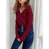 カシュクールニットトップス[品番：MKSW0039578]｜RESEXXY