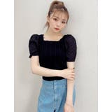 マテリアルミックスショートニット | RESEXXY | 詳細画像4