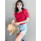 マテリアルミックスショートニット | RESEXXY | 詳細画像6