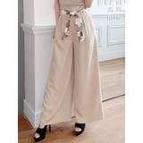 スカーフリボンワイドパンツ | RESEXXY | 詳細画像1