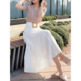 ホワイト | ギャザー切替マーメイドスカート | RESEXXY