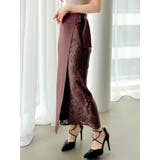 ブラウン | レイヤードレースニットスカート | RESEXXY