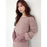 バイカラーパターンニットトップス【セットアップ着用可能】 | RESEXXY | 詳細画像6 