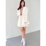 ショルダーギャザーツイードミディジャケット【セットアップ着用可能】 | RESEXXY | 詳細画像13 