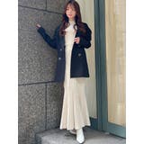 ショルダーギャザーツイードミディジャケット【セットアップ着用可能】 | RESEXXY | 詳細画像4 