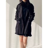 ブラック | ショルダーギャザーツイードミディジャケット【セットアップ着用可能】 | RESEXXY