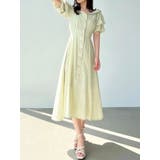 グリーン | オフショルアシメフレアワンピース | RESEXXY