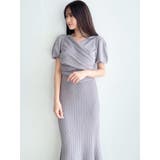 フロントクロスマーメイドニットワンピース | RESEXXY | 詳細画像6