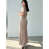 フロントクロスマーメイドニットワンピース | RESEXXY | 詳細画像7