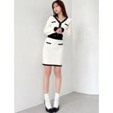 バイカラーツイードニットスカート【セットアップ着用可能】 | RESEXXY | 詳細画像6 