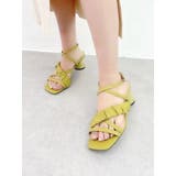 グリーン | ギャザーポイントサンダル | RESEXXY