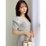 エンボスロゴニットトップス | RESEXXY | 詳細画像2