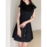 ブラック | ウエストタックミニシャツワンピース | RESEXXY