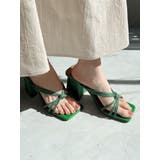 グリーン | スウェードサンダル | RESEXXY