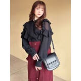 ショルダーシアーラッフルブラウス | RESEXXY | 詳細画像21