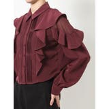 ショルダーシアーラッフルブラウス | RESEXXY | 詳細画像31