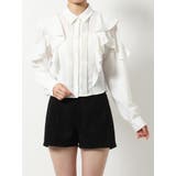 ショルダーシアーラッフルブラウス | RESEXXY | 詳細画像37