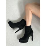 ブラック | フェイクスウェードショートブーツ | RESEXXY