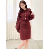 ケーブルカーデSETミニニットワンピース | RESEXXY | 詳細画像4 