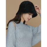 ブラック | ショートファーベルハット | RESEXXY