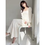 バイカラーツイードマーメイドニットワンピース | RESEXXY | 詳細画像11