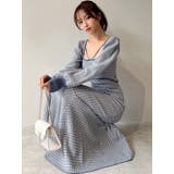 バイカラーツイードマーメイドニットワンピース | RESEXXY | 詳細画像17