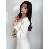 バイカラーツイードマーメイドニットワンピース | RESEXXY | 詳細画像29