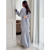 バイカラーツイードマーメイドニットワンピース | RESEXXY | 詳細画像30