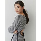 バイカラーツイードマーメイドニットワンピース | RESEXXY | 詳細画像40