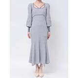 バイカラーツイードマーメイドニットワンピース | RESEXXY | 詳細画像41