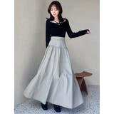 ギャザーナイロンフレアスカート | RESEXXY | 詳細画像10 