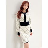 バイカラーミニニットスカート【セットアップ着用可能】 | RESEXXY | 詳細画像10 