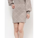 バイカラーミニニットスカート【セットアップ着用可能】 | RESEXXY | 詳細画像27 