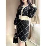 ブラック | バイカラーミニニットスカート【セットアップ着用可能】 | RESEXXY