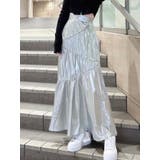 メタリックギャザーマーメイドスカート | RESEXXY | 詳細画像1 