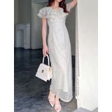 ミントグリーン | ラッフルデザインレースワンピース | RESEXXY