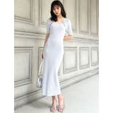 パールビーズリブニットワンピース | RESEXXY | 詳細画像6 