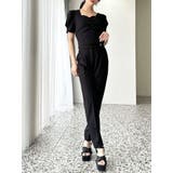 ブラック | センタープレステーパードパンツ【セットアップ着用可能】 | RESEXXY