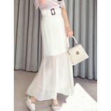 ホワイト | シアーマーメイドスカート | RESEXXY