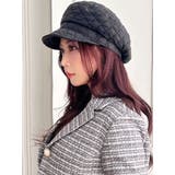 ブラック | キルティングキャスケット | RESEXXY