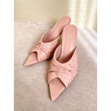 ピンク | ギャザーデザインシャイニーサンダル | RESEXXY