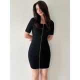 ラメグリッターリブニットミニワンピース | RESEXXY | 詳細画像16 